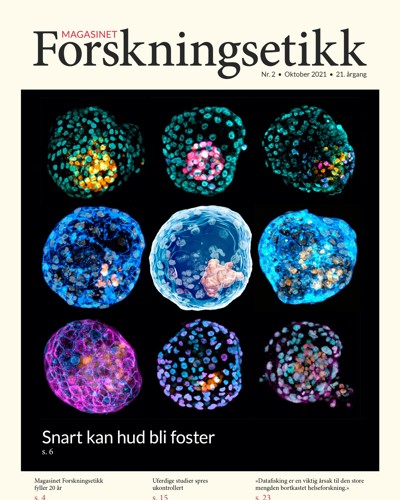 Omslag forskningsetikk nr. 2 2021