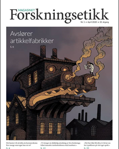 Omslag forskningsetikk nr. 1 2020