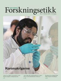 Omslag forskningsetikk nr. 2 2020