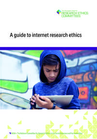 Cover of the guide with a picture of a boy holding a tablet.